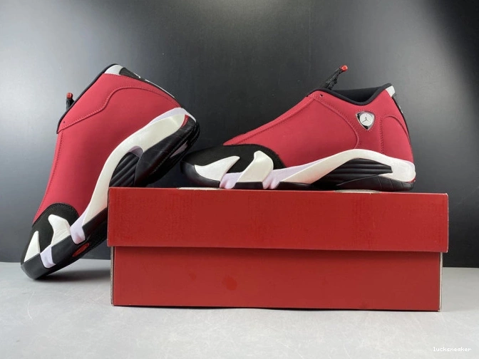 Reps LUCY AIR RETRO 14 RED TORO 487471-006 GYM JORDAN 0717
